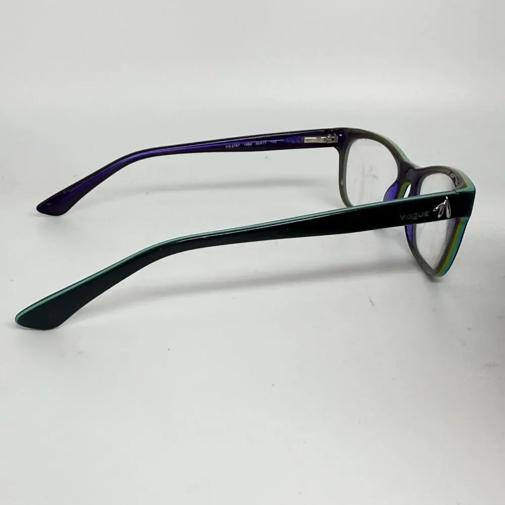 Vogue Eyewear VO 2767 1989 50-17-140 Black/Blue Full Rim Eyeglasses Frame H18170